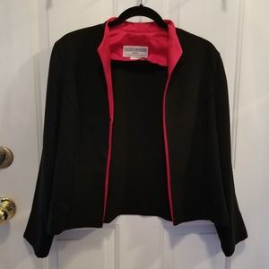 Jessica Howard Black and Red Blazer